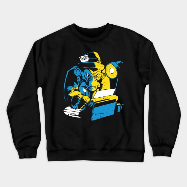 Mainstream Media Crewneck Sweatshirt by Cosmo Gazoo